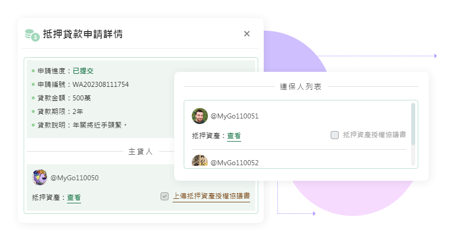 數位憑證抵押貸款